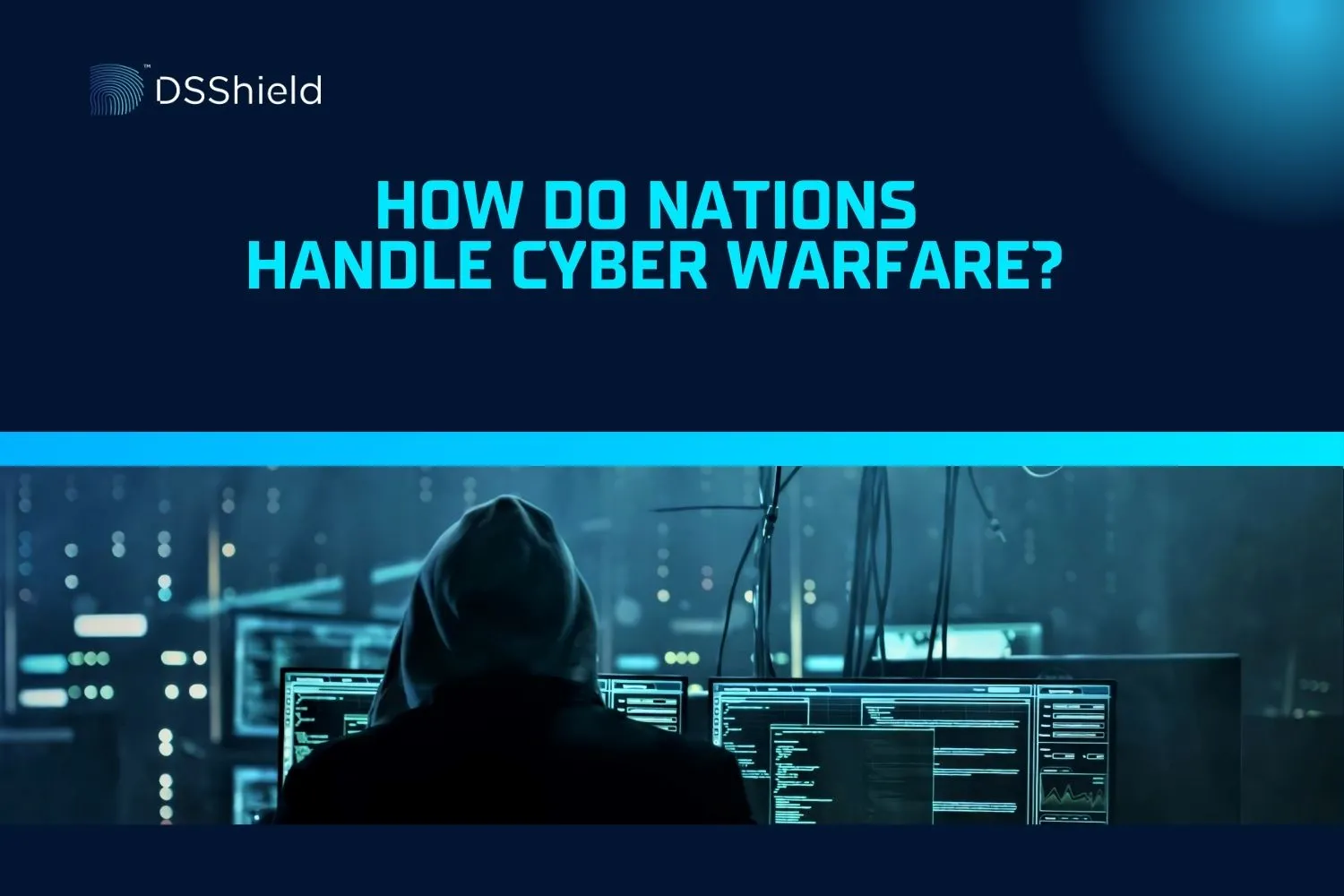 Blue and Black Modern Cyber Security Presentation